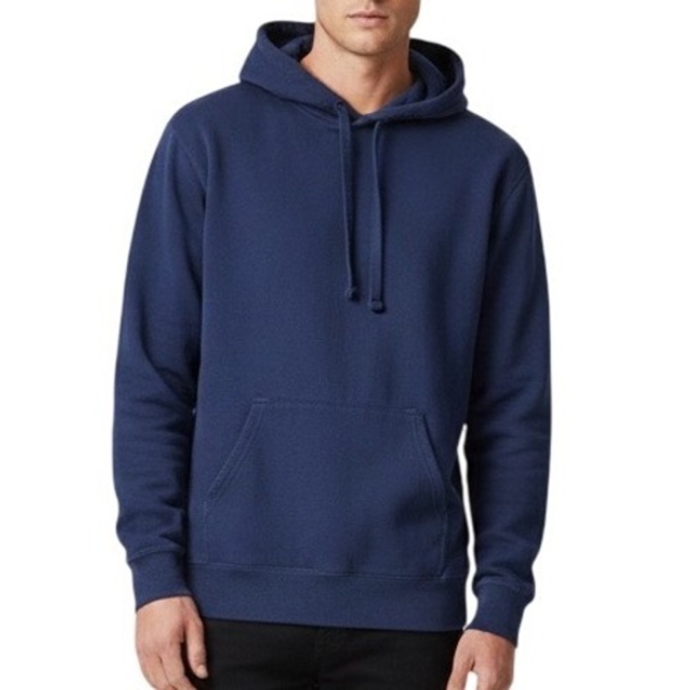 Comfort Colors Navy Blue Pullover Hoodie Sweatshirt DIY Size S